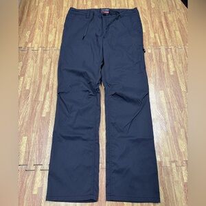 686 Everywhere Pants Mens 30x30 Gray Relaxed Fit Drawstring Nylon Stretch